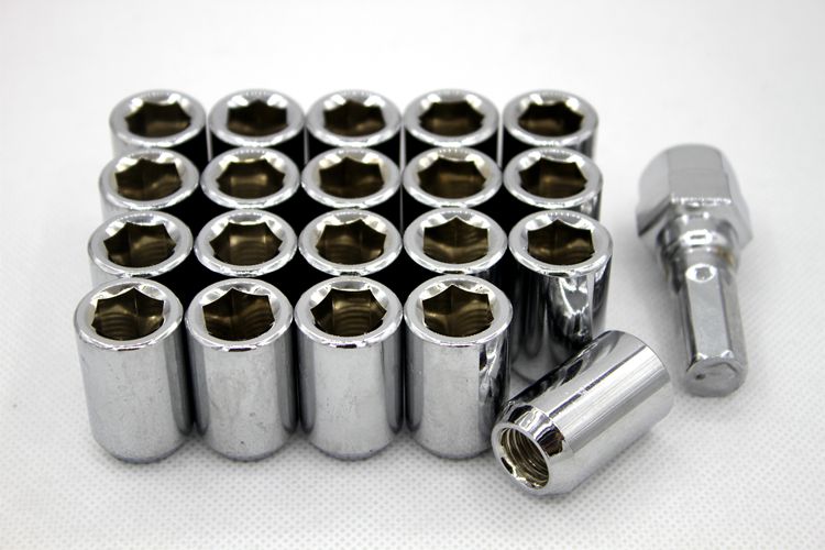 Bánh xe trung tâm sửa đổi khẩu độ nhỏ bánh xe hex vít nắp chống trộm vít nut nắp thép vít - Sửa đổi ô tô choi rua xe o to