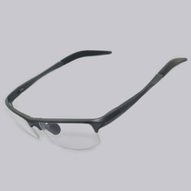 New sports glasses frame men flat light with myopia aluminum magnesium business half frame optical eye frame same color color blue light