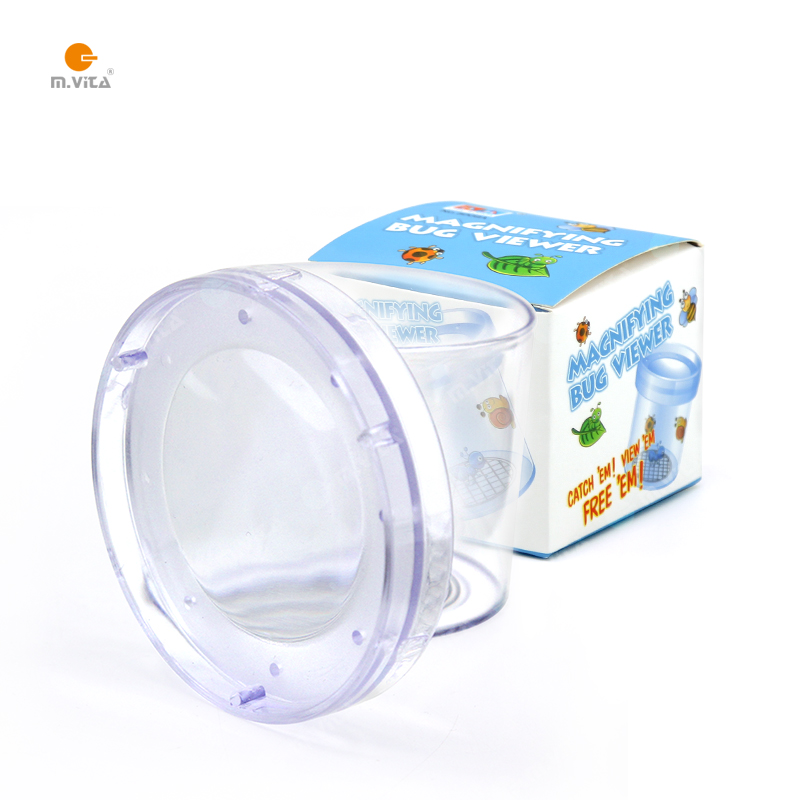 Monsen Education Montaussori Teaching Aids Insect Observation Bottle Enlarged Jar