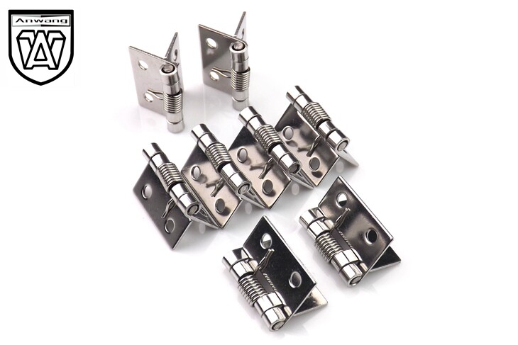 1 inch 1 5 inch 2 inch 2 5 inch stainless steel 304 spring hinge hinge automatically closes the door and returns to the wooden box small leaflet