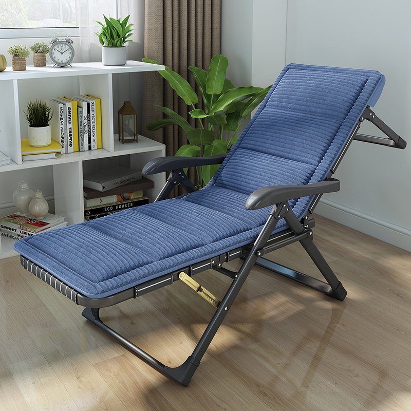 Rui Shida office reclining chair folding chair lunch break chair portable nap bed outdoor balcony reclining chair lazy backrest