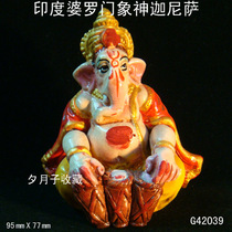 Zen Lin Residence Small Placement Dedicated color pink Pink Elephant God Canisa G42039 Indian Temple Tefo