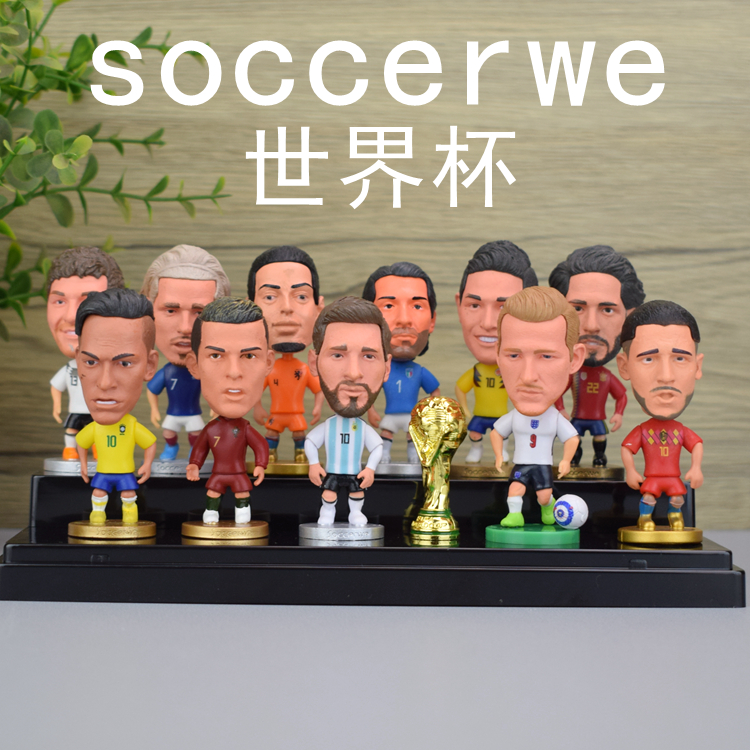 Soccer Peripheral Gift National Team Collection Brazil Germany France Argentina Spain Ronaldo Messi Doll