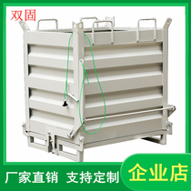  Factory direct sales bottom pouring gray dump iron scrap box workshop waste box heavy iron tool car