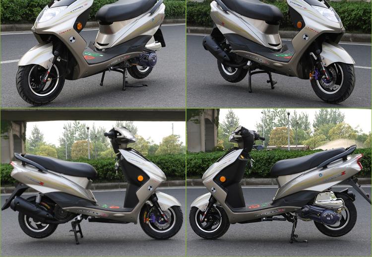 Scooter EFI xe máy đạp nhiên liệu xe đạp scooter 125CC xe máy mũ bảo hiểm