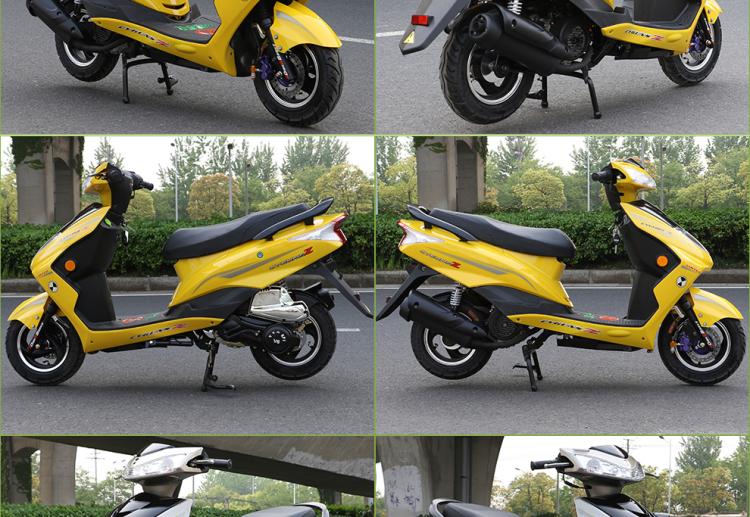 Scooter EFI xe máy đạp nhiên liệu xe đạp scooter 125CC xe máy mũ bảo hiểm