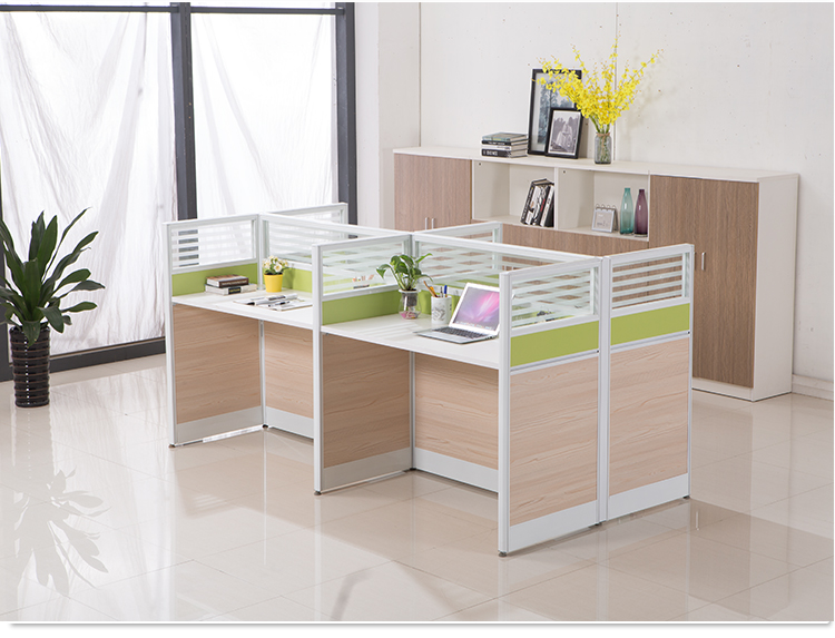 Màn hình bàn đơn văn phòng hiện đại thẻ văn phòng ghế máy tính bàn 4 người nhân viên văn phòng bàn văn phòng ghế giám đốc