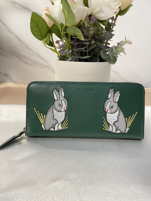Kerryo Women's Wallet, Pure Cowhide Coin Purse, Clutch Bag, Card Holder, High-End Bag, Compact, Dark Green Kerryo Women's Wallet, Pure Cowhide Coin Purse, Clutch Bag, Card Holder, High-End Bag, Compact, Dark Green