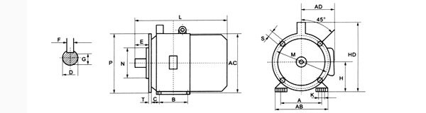 YE2-280M-4减速机用电动机价格便宜