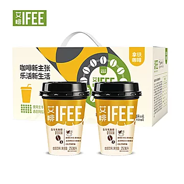 ifee生牛乳即饮咖啡250ml*6杯