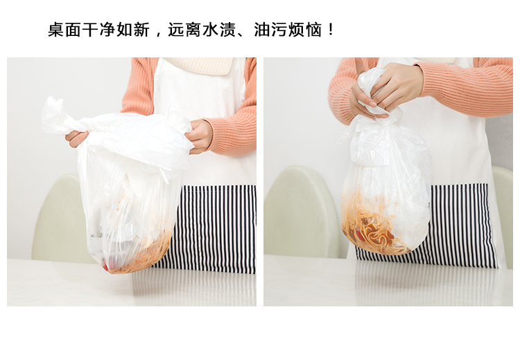 Nhà sáng tạo nhà bếp nhu yếu phẩm hàng ngày quay bảng vải bảng không thấm nước và dầu- bằng chứng pe khăn trải bàn 10 miếng cuộn màng bọc thực phẩm