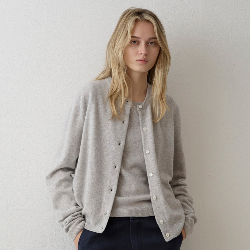 Facade Pattern Wool Knitwear for Women, Autumn and Winter New Korean Style, Same Style as Tengjie, Minimalist Versatile Set Sweater