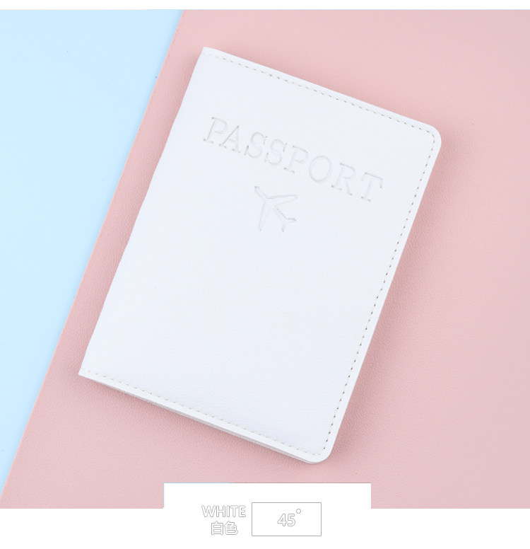 Business Travel Passport Holder RFID Passport Protective Case Document Pouch PU Leather Card Holder Factory Stock