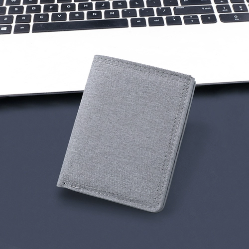 Бумажник, тонкий японский маленький джинсовый кошелек, подходит для студента