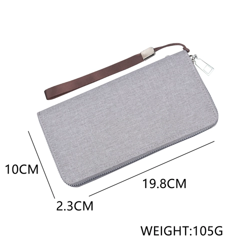 Мужская тканевая маленькая сумка клатч, бумажник, мобильный телефон, сумка с петлей на руку для отдыха, кошелек, бизнес-версия, ткань оксфорд