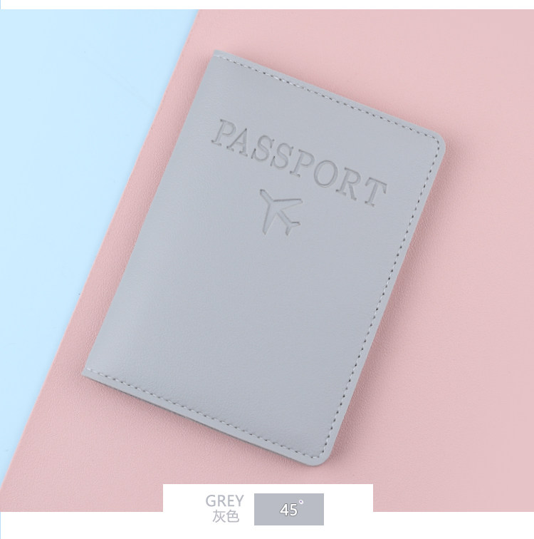 Business Travel Passport Holder RFID Passport Protective Case Document Pouch PU Leather Card Holder Factory Stock