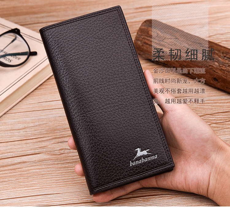 Ví nam giới nam sinh viên thủy triều dài có thể đặt điện thoại di động Thanh niên Hàn Quốc cá tính sáng tạo retro mềm mại túi cầm tay nữ