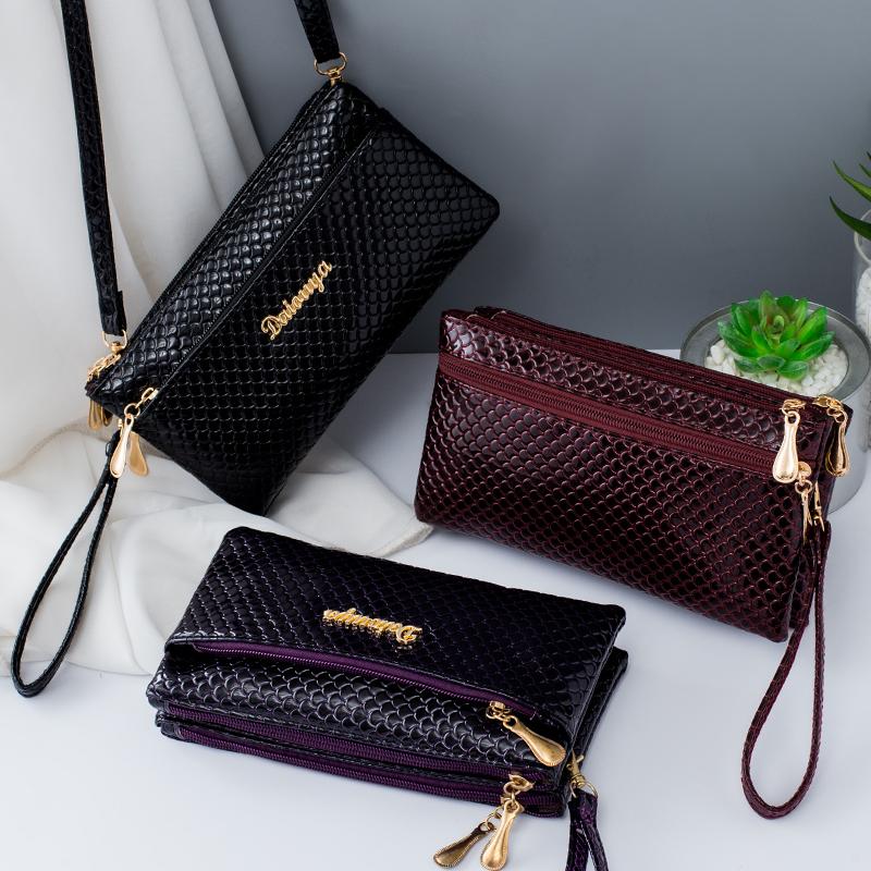 Mobile phone bag female messenger bag 2019 new middle-aged ladies shoulder bag female small bag slung coin purse hand bag female
