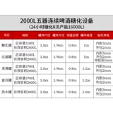 帝伯仕 Новое оборудование для непрерывного производства пива с пятью резервуарами, осахаривание, фильтрация, кипячение, роторный погружной резервуар, производство виски на ликеро-водочном заводе.