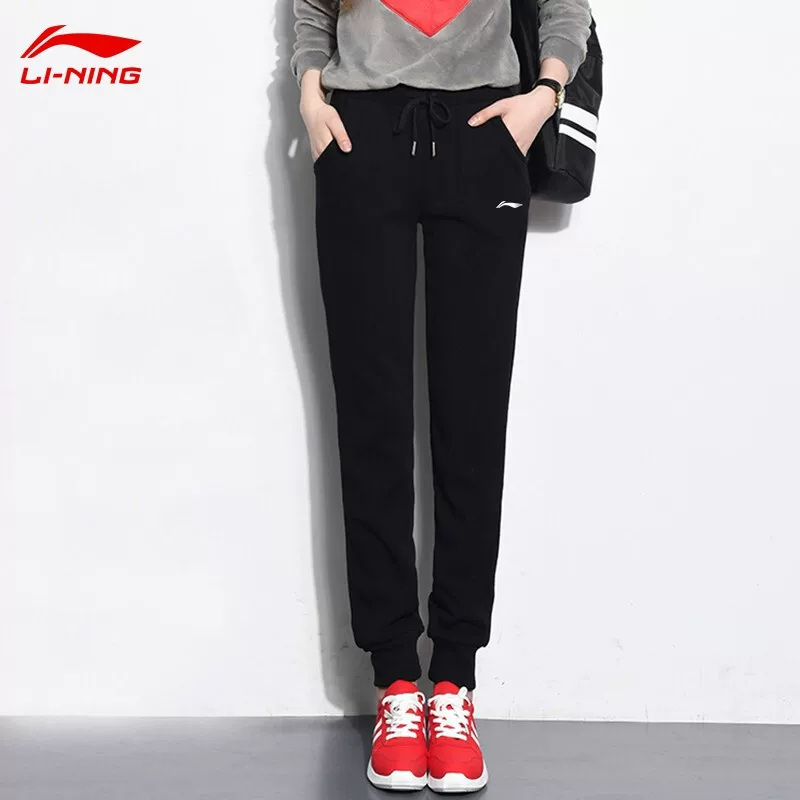 Li Ning, зимние облегающие теплые спортивные брюки, коллекция 2021
