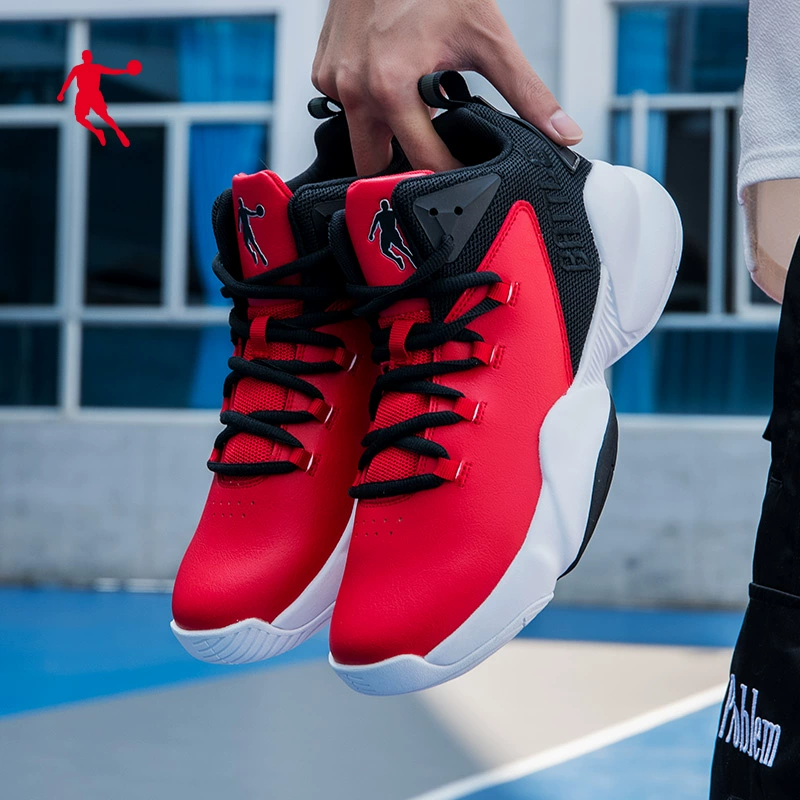 Jordan nam giày bóng rổ giày bóng rổ mùa thu giày thể thao thoáng khí 2020 mới giày thể thao giày thể thao ngoài sân cỏ chống trượt - Giày bóng rổ