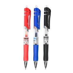 12pcs Wholesale Love Go K35 Push Gel Pen Black Blue Red Optional School Stationery Store Hot Sale