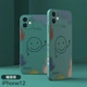 Apple 12 [Dark Night Green-Jane Story Smile Face]