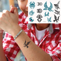 Small fresher sexy black bicolor bicolor front chest neck arm animal spider old eagle tattoo patch waterproof P026