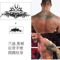 Randy tattooed back tattooed with left arm thorns totem tattooed with tattooed arm tattooed with an arm tattoo patch.