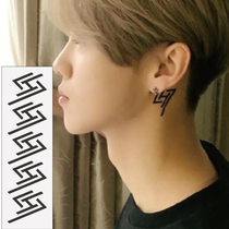 Star Tennis Red Arm Wrist Breasts Face Deer 5 Thu deer The same section LH7 ear back tattoo patch Waterproof Lasting