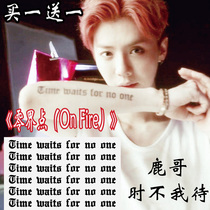 Wrist Arm Deer with the same zero boundary point Latin when you dont I stay tattooed and waterproof lasting CX065 Buy 1 send 1