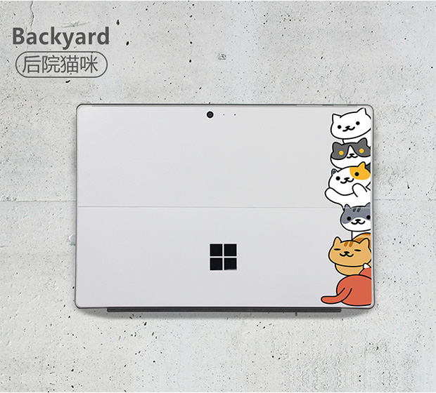 Mới Microsoft bề mặt mới pro5 máy tính xách tay pro3 phim pro6 phẳng pro4 máy tính trở lại cuốn sách phim 2 nữ cá tính sáng tạo đi cơ thể máy tính xách tay 2 vỏ bảo vệ 3M nhãn dán - Phụ kiện máy tính bảng bao da ipad mini 5