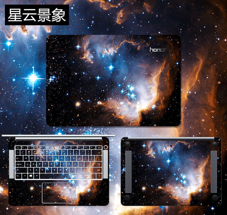 Huawei matebook máy tính xách tay dán 14 inch vinh quang magicbook máy tính d vỏ x bảo vệ pro phim 12 inch 13 inch 13.9 inch 15 inch body sticker phụ kiện