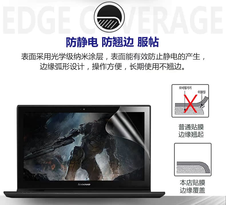 màn hình thép y50-70 g50-80 y520 Lenovo máy tính xách tay gắn liền với s410 màng bảo vệ g480 15 inch 14 - Phụ kiện máy tính xách tay miếng dán bàn phím máy tính casio