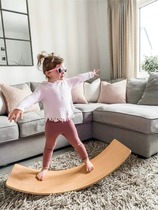 Seesaw childrens smart board balance board baby bending board indoor home wooden game sensory training equipment
