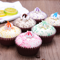 Round Emulation Cake Model Cupcake Cup Cake model Early teaching props Taobao Photo Film and TV props