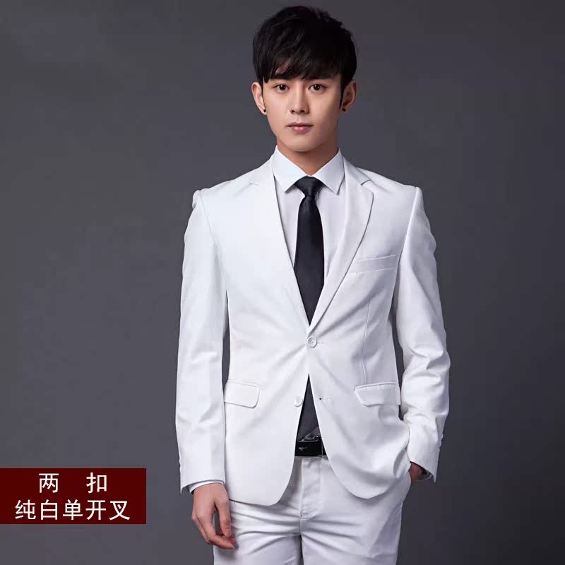 Bộ đồ mùa đông cho nam màu trắng vest nam cá tính