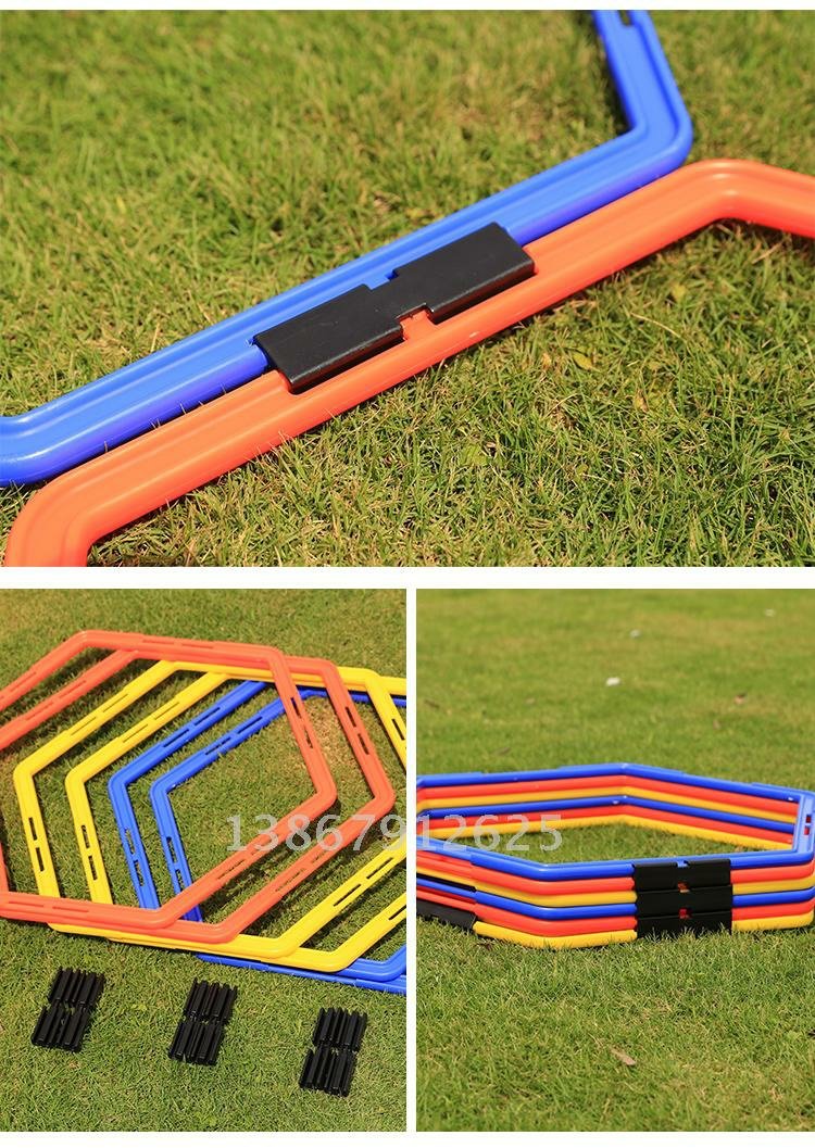 Bóng đá luyện tập vòng lục giác nhanh nhẹn vòng tròn bóng rổ thể dục thể thao vòng nhanh nhẹn mẫu giáo nhảy vòng nhanh nhẹn găng tay bắt bóng của trẻ em	