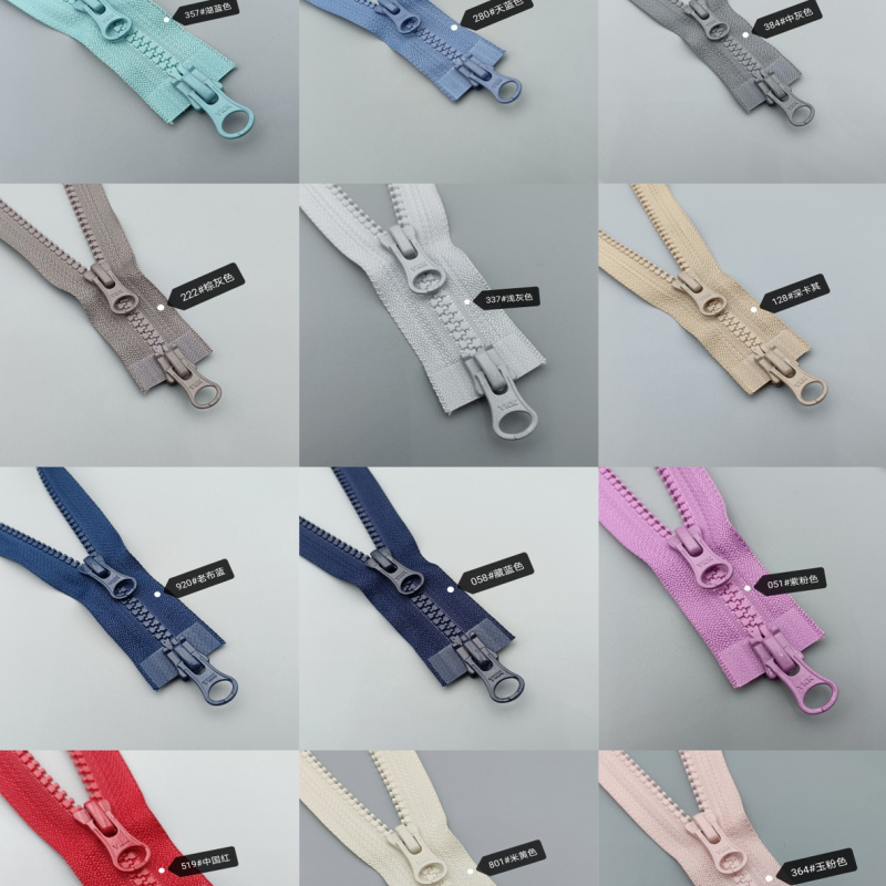 Ykk Genuine No. 5 Resin Almond-Shaped Double-Ended Zipper for down Jackets, Tents, Woolen Coats, and Outerwear