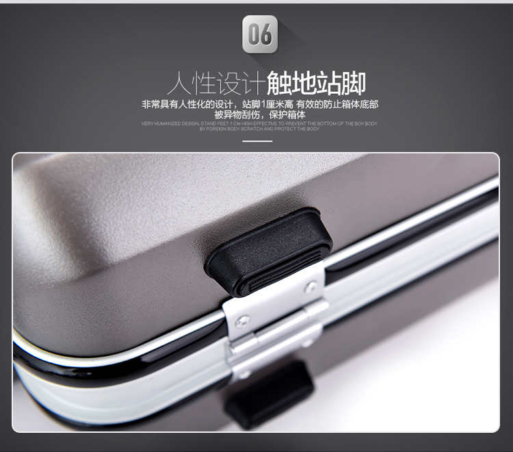 Kangaroo khung nhôm xe đẩy trường hợp bánh xe phổ thông 20 inch nội trú hộp 24 inch mật khẩu hộp nam sinh viên vali 26 inch - Va li vali du lịch