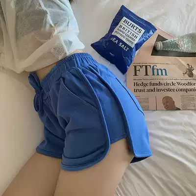 Spring and summer clothes New Korean version of high waist thin sports hot pants solid color students wild casual shorts women tide ins