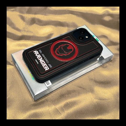 Legendary Avenger Leather Stitch 14, 13, 12 iPhone Case