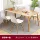 bộ bàn an 6 ghế gỗ tự nhiên Bàn ăn tại nhà cho thuê bàn ​​cho căn hộ nhỏ hình chữ nhật đơn giản chân gỗ Bắc Âu kết hợp bàn ăn bộ bàn ghế an com gia đình ghế ăn gấp