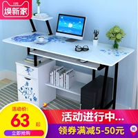 Компьютерный стол минималистский дом маленький квартирный стол студенты пишут слово Простой компьютер настольный стол в спальне стола