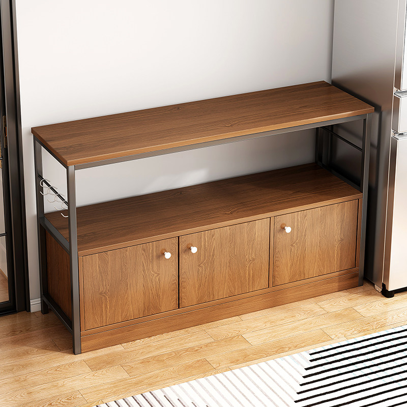 Kitchen Shelve Ground Floor Multilayer Cabinet Intake Cabinet Home Prepared Dining Special Table Multifunction Cabinet Locker-Taobao