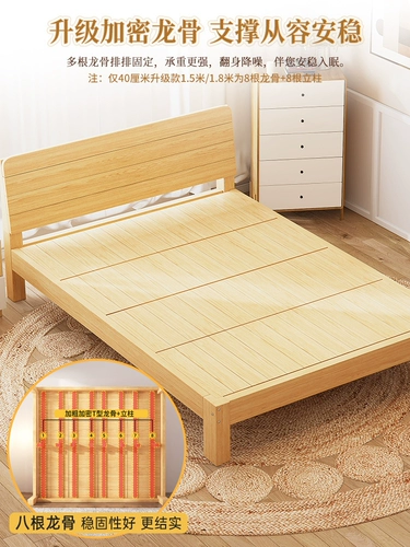 Кровать Kimu Bed Modern Minomalist Modamist Diproom Двойная кровать 1,8 м Экономика кровати 1.5