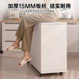 Шкаф для хранения, шкаф для хранения со стороны дивана, бытовая маленькая книжная полка, передвижной книжный шкаф для маленькой квартиры с колесиками, стеллаж для хранения в боковом шкафу для гостиной