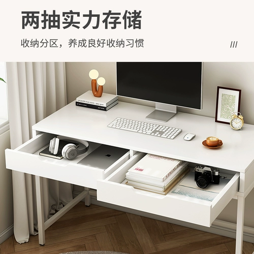 Компьютерный стол, простой современный офисный стол с выдвижным ящиком, домашний туалетный столик для спальни, туалетный столик для девочек, туалетный столик