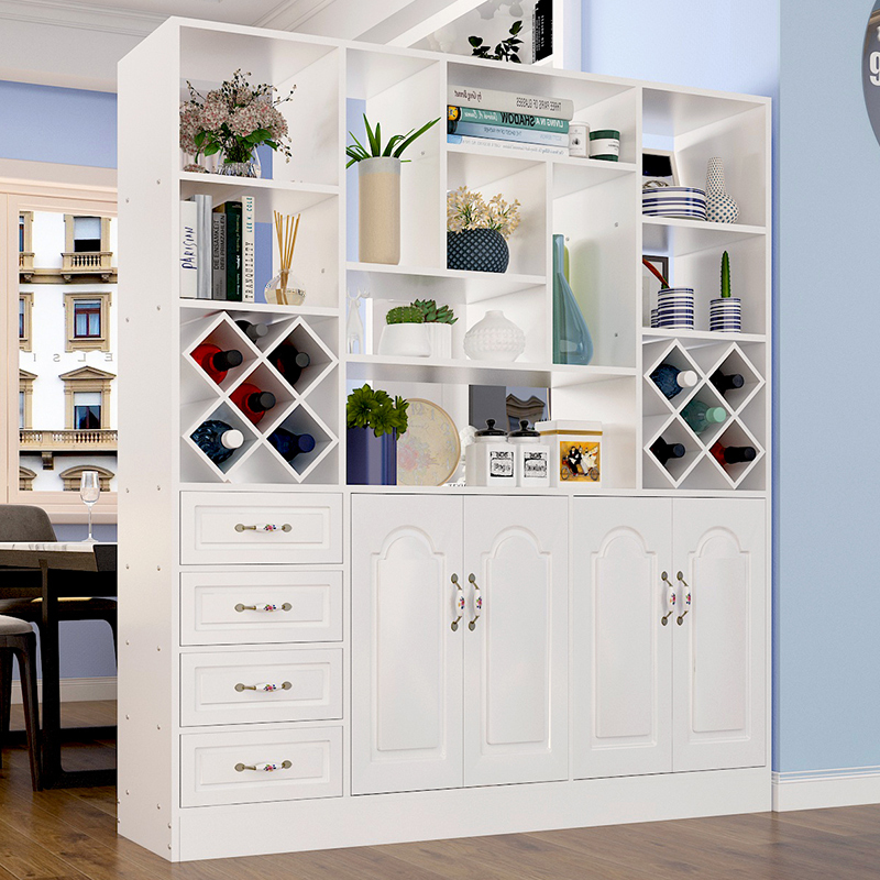 Entrance cabinet Wine cabinet Screen partition Living room Foyer decoration Shoe cabinet One-piece hall storage shelf Simple and modern