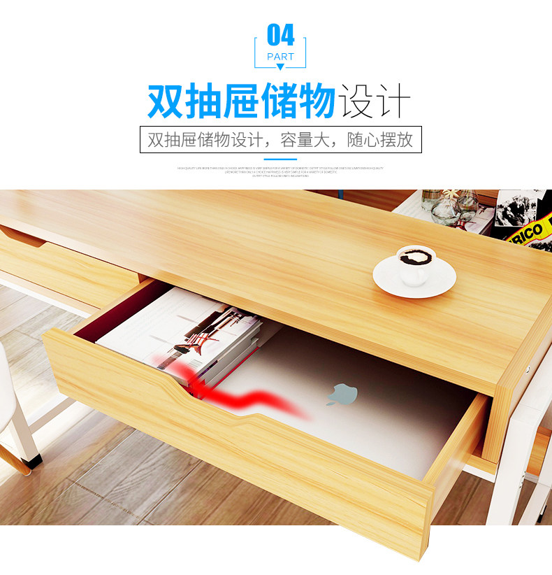 Phòng ngủ vỏ sò bàn trang điểm máy tính một bàn nhỏ nhà đơn giản hiện đại không gian đơn giản bàn học sinh - Bàn bàn máy tính thông minh